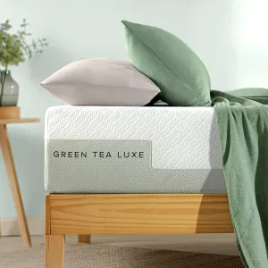 10-Inch Green Tea Luxe Memory Foam Pressure Relieving Mattress | Made In USA