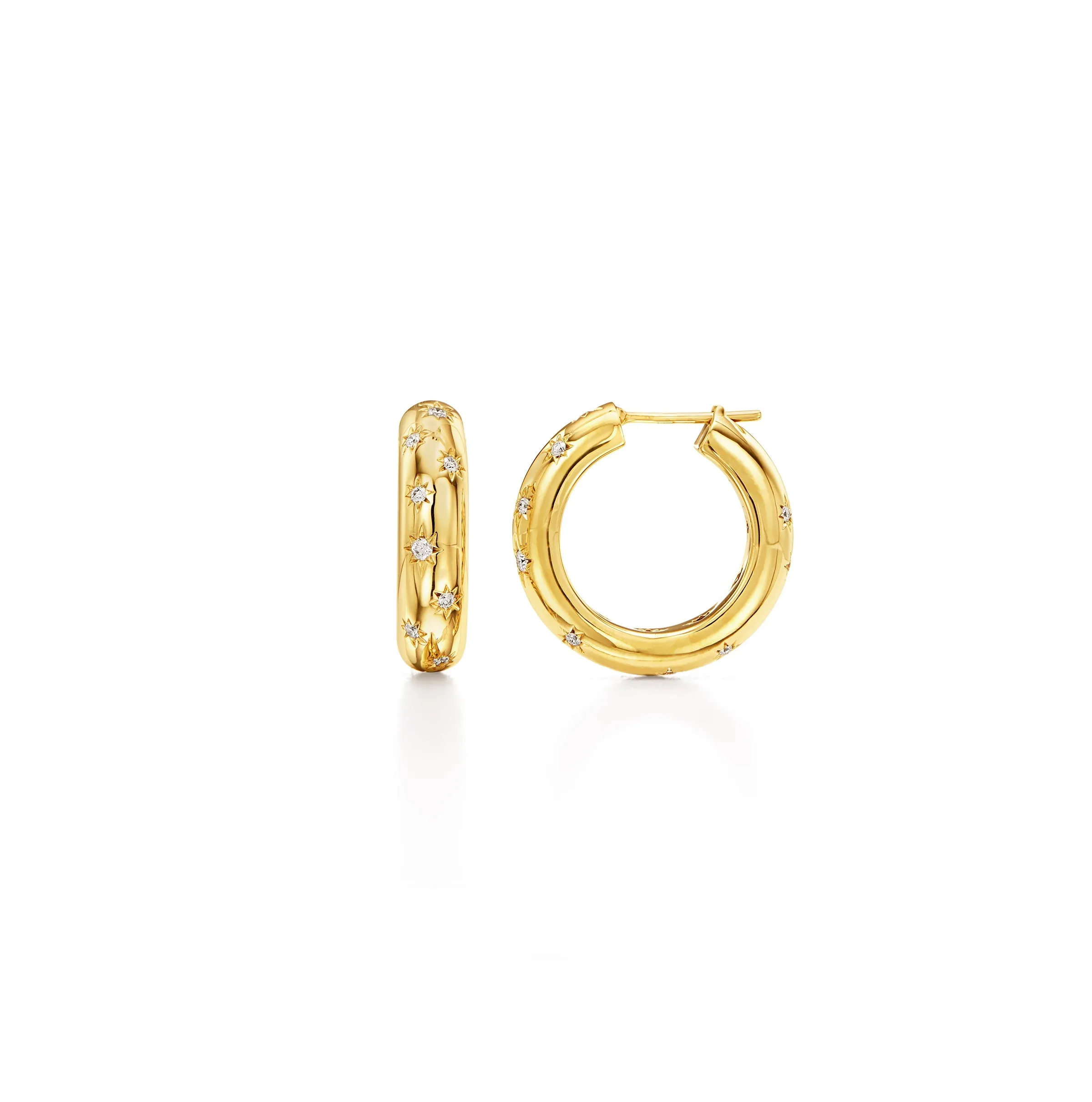 18K Cosmos Hoops