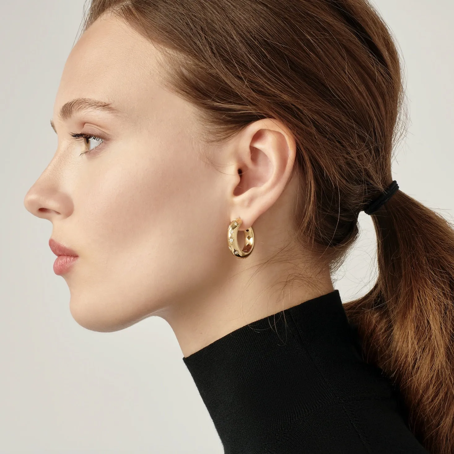 18K Cosmos Hoops