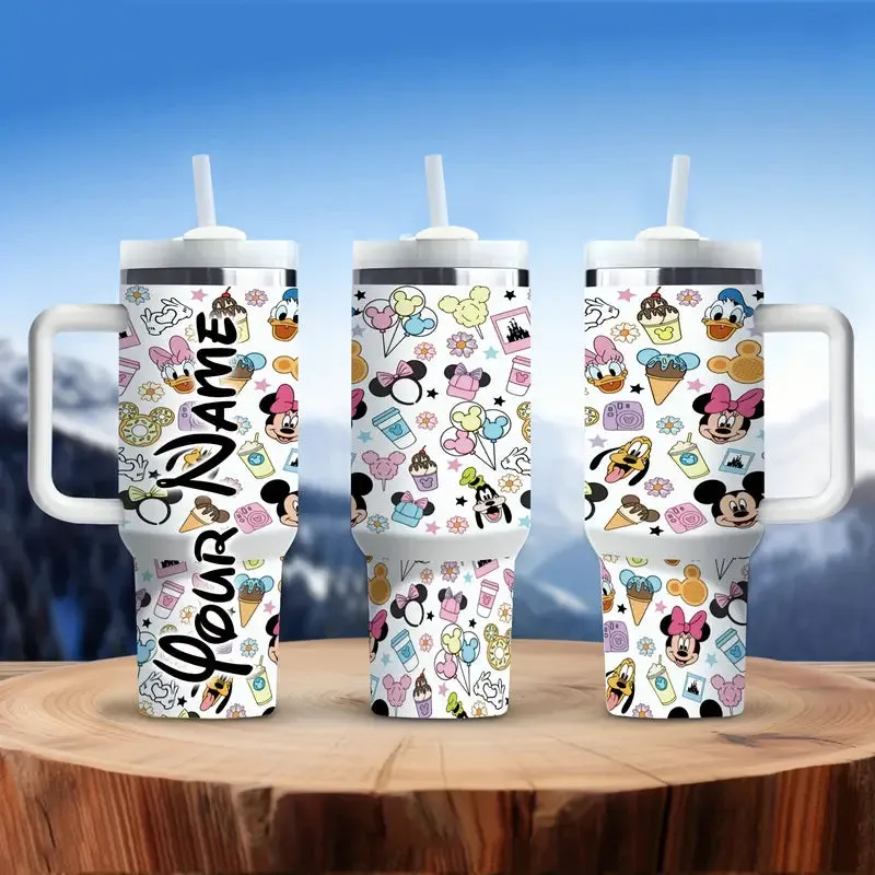 40Oz Personalized Mickey Mouse Insulated Tumbler