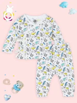 Animal Party Infant Jabla Pajama Set