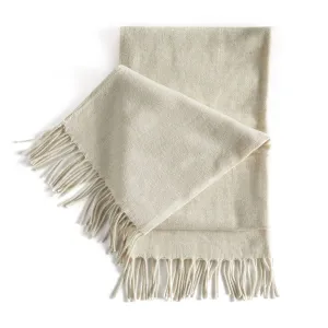 Averie Woven Throw White