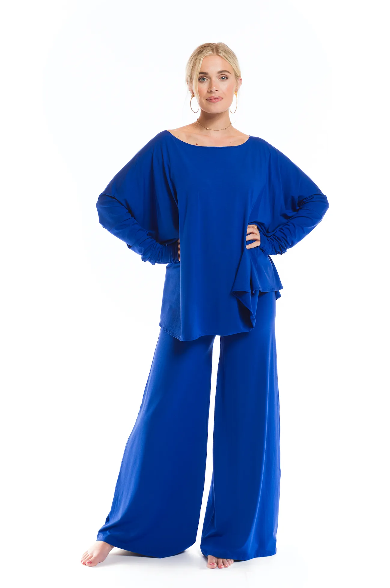 BAGGY BOX TOP COBALT BLUE