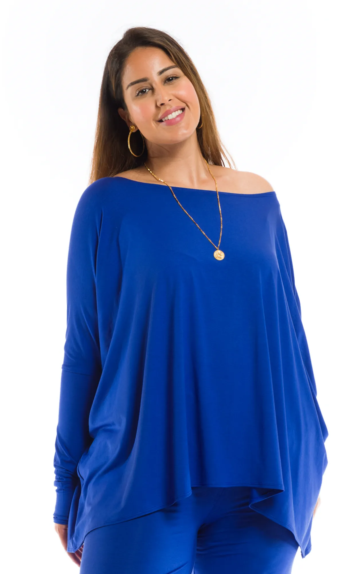 BAGGY BOX TOP COBALT BLUE