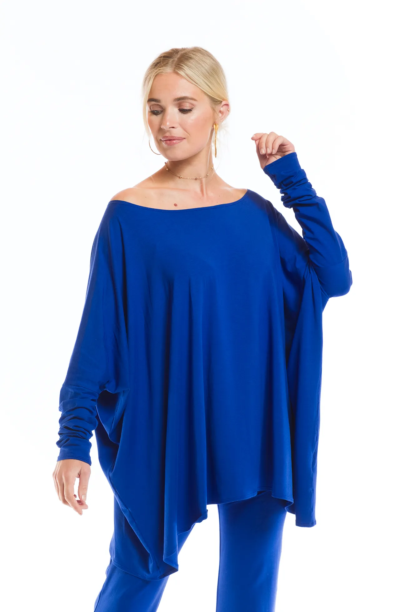 BAGGY BOX TOP COBALT BLUE