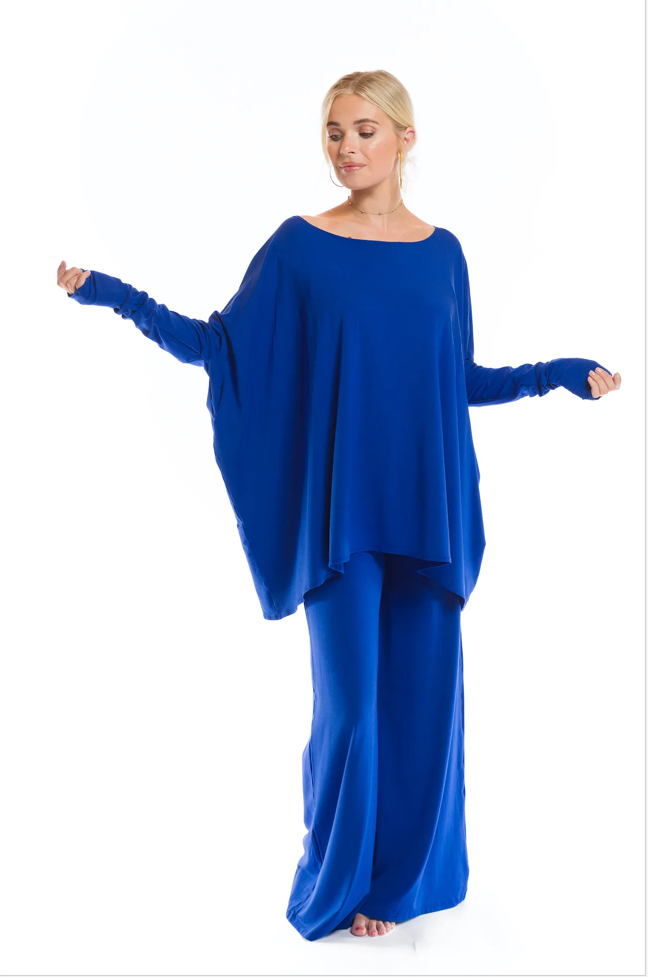 BAGGY BOX TOP COBALT BLUE