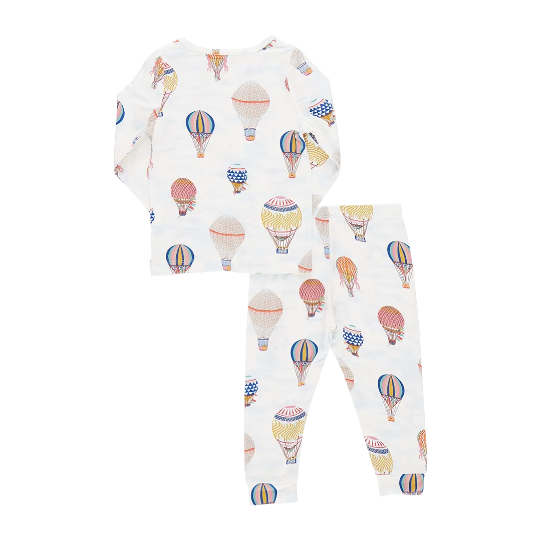 Bamboo PJ Set, Hot Air Balloons