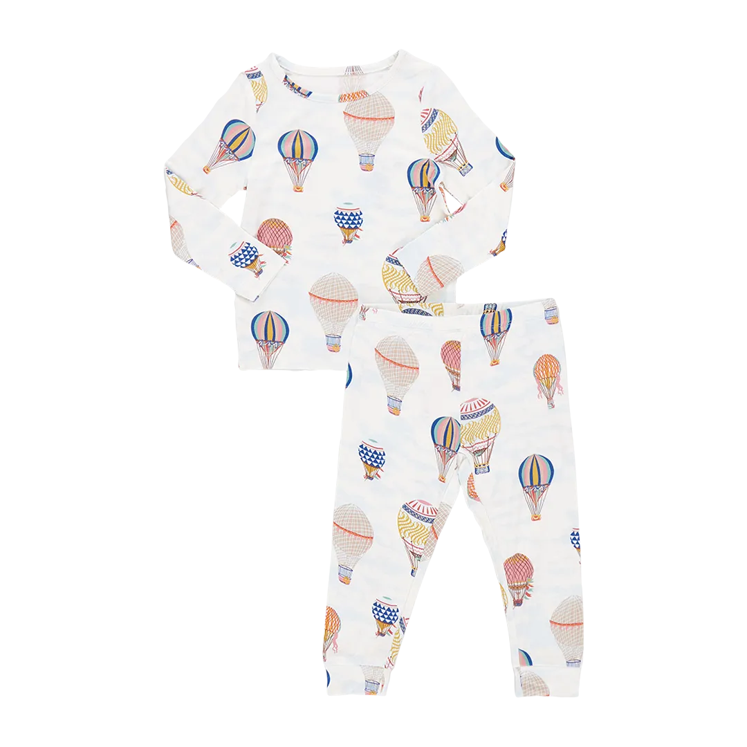 Bamboo PJ Set, Hot Air Balloons