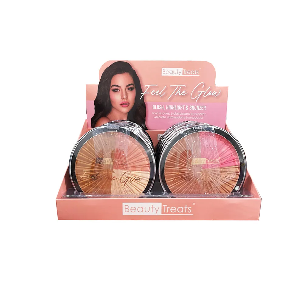 Beauty Treats - Feel The Glow Blush, Highlight & Bronzer