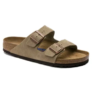 Birkenstock Arizona Suede Leather Soft Footbed Sandal