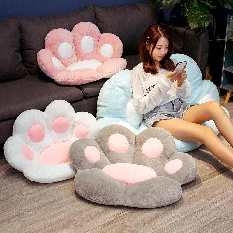 Cat Paw Computer Chair Pillow