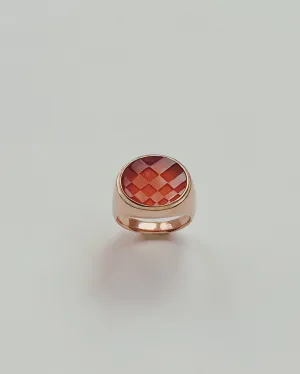 Checkerboard Cameo Ring