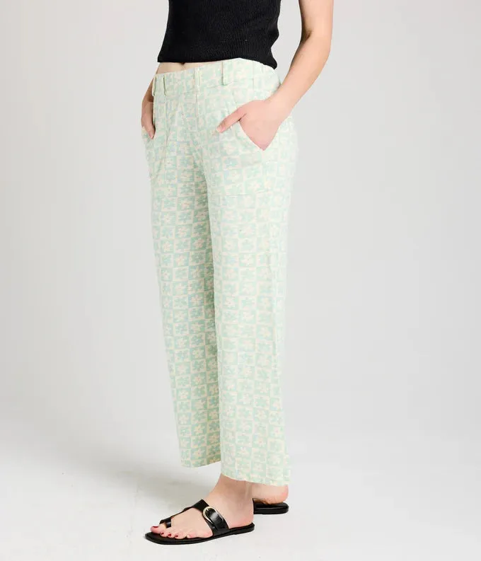 Cohen Pant in Mint Floral