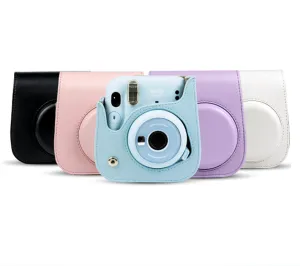 Colorful PU Leather Protective Case for Fujifilm Instax Mini11 Camera Bag