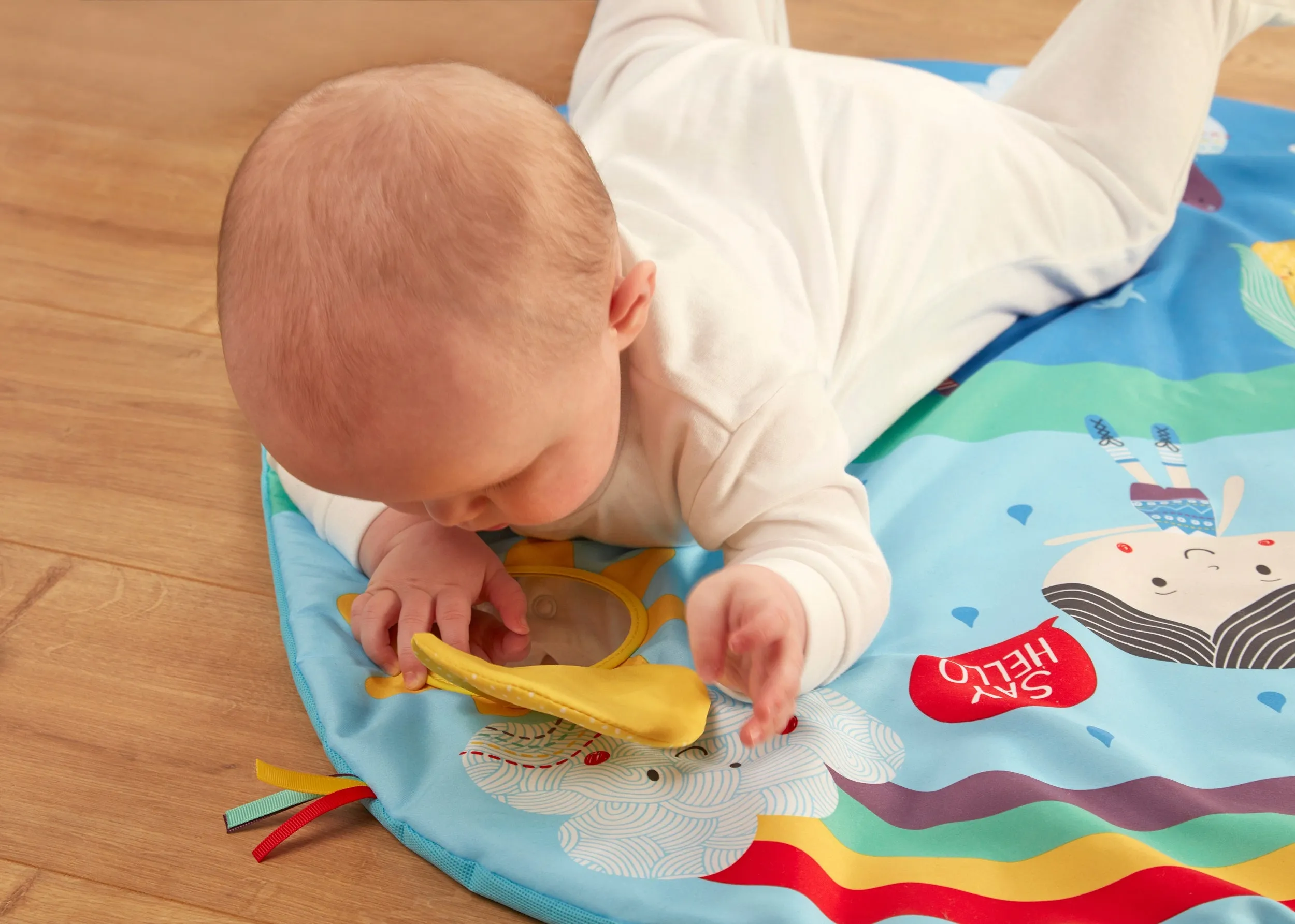 East Coast Nursery 'Say Hello' Tummy Time Playmat