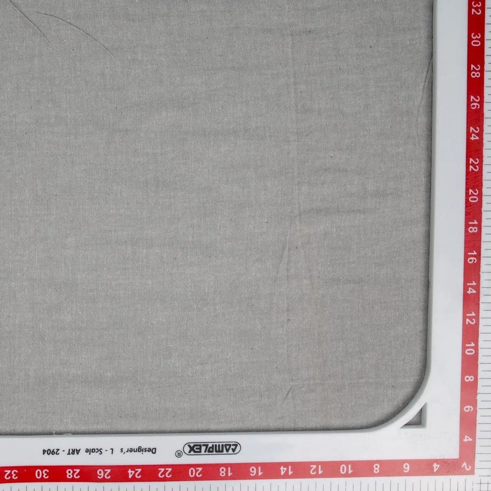 Grey Solid Cotton Fabric Online