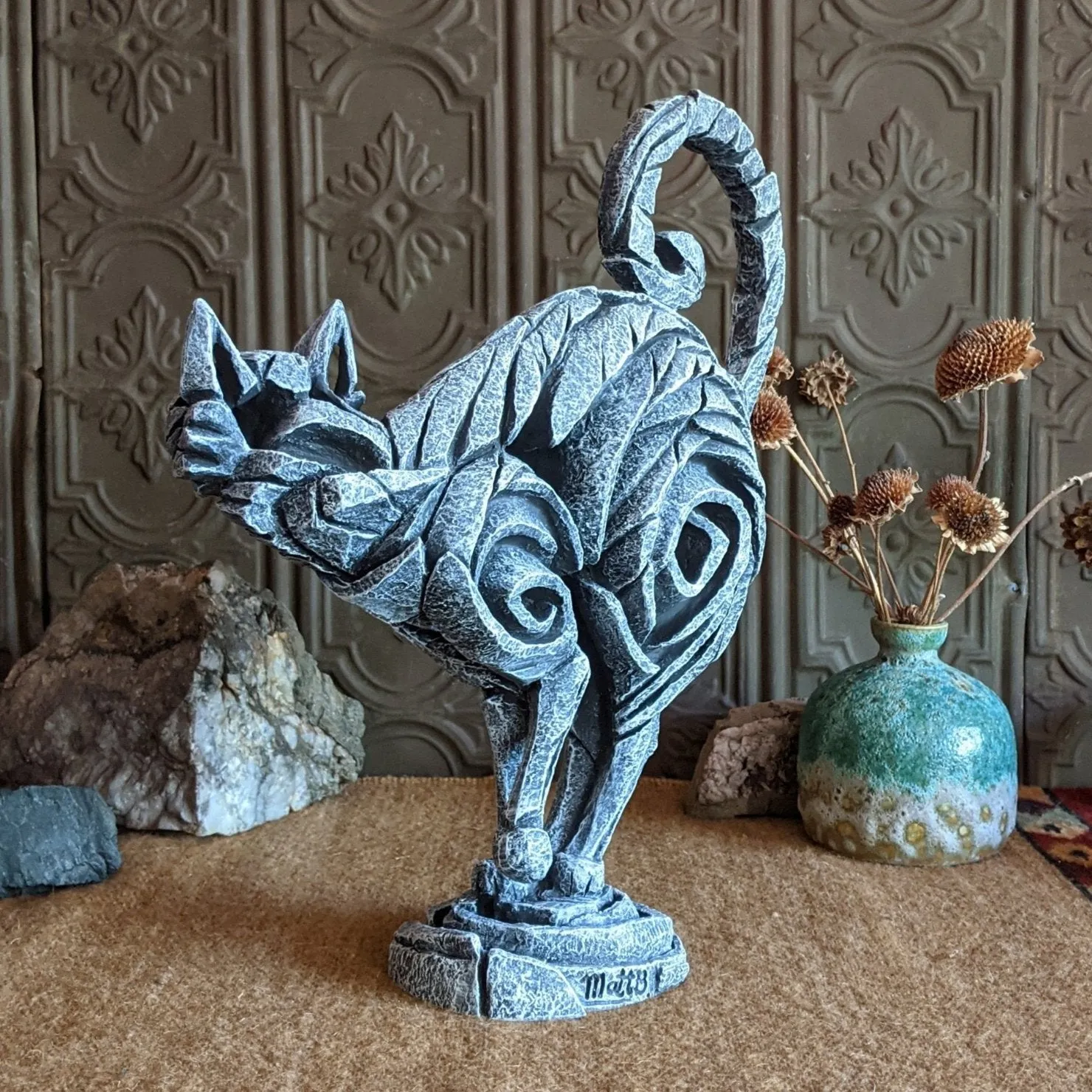 Halloween Pose Cat Edge Sculpture by Matt Buckley GF-6005335