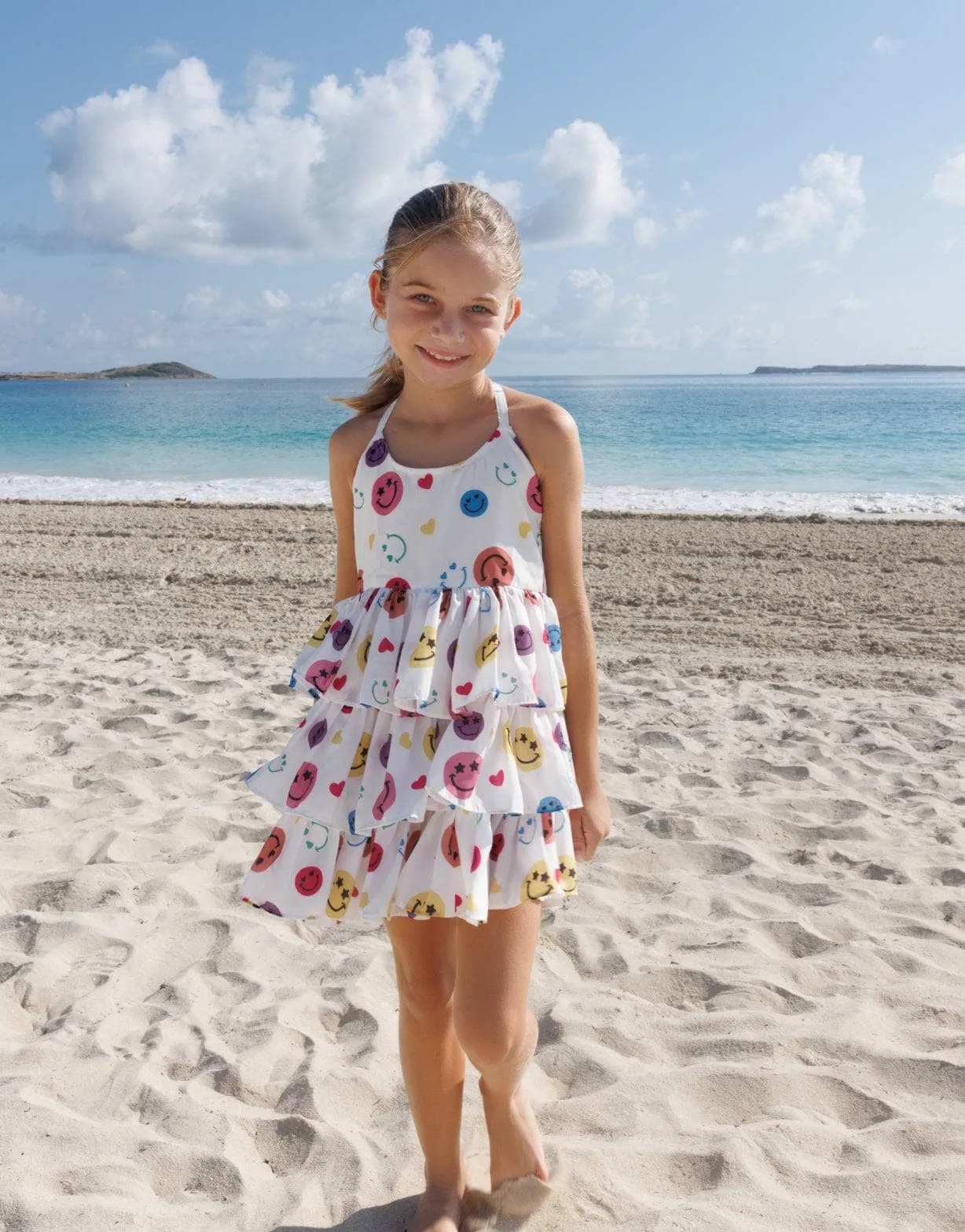 Happy Rainbow Smiley Dress