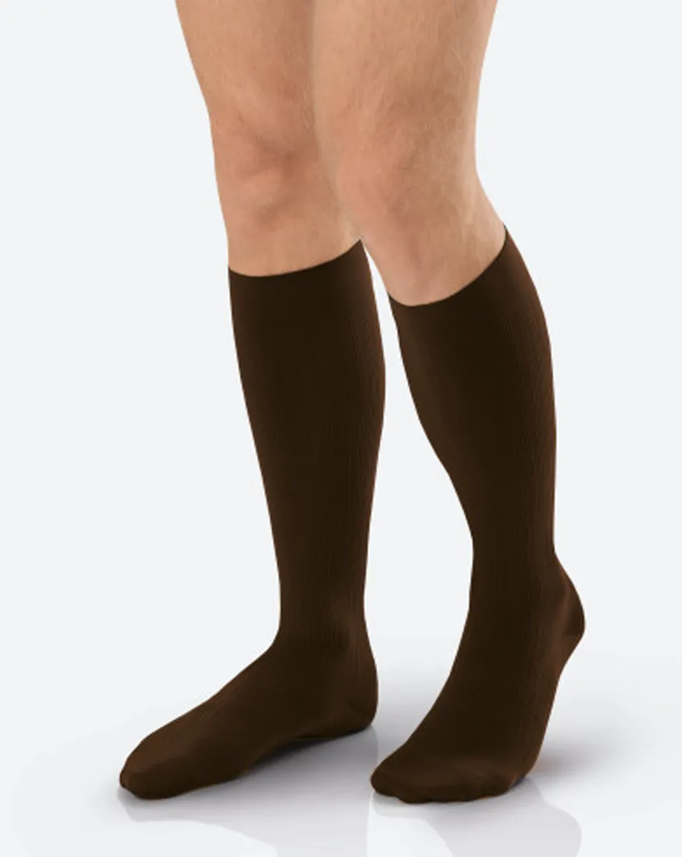 Jobst for Men Ambition Knee High Ribbed Compression Socks 30-40 mmHg