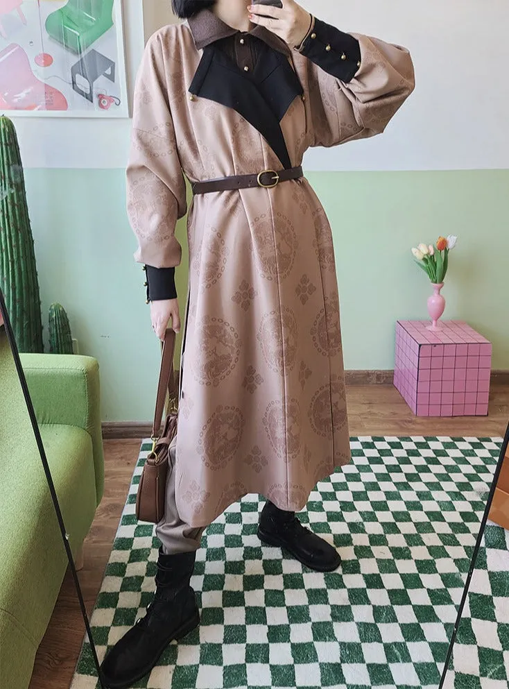 Kaqi 朱砂 Cinnabar Modernized Tang Dynasty Unisex Yuanlingpao Coat