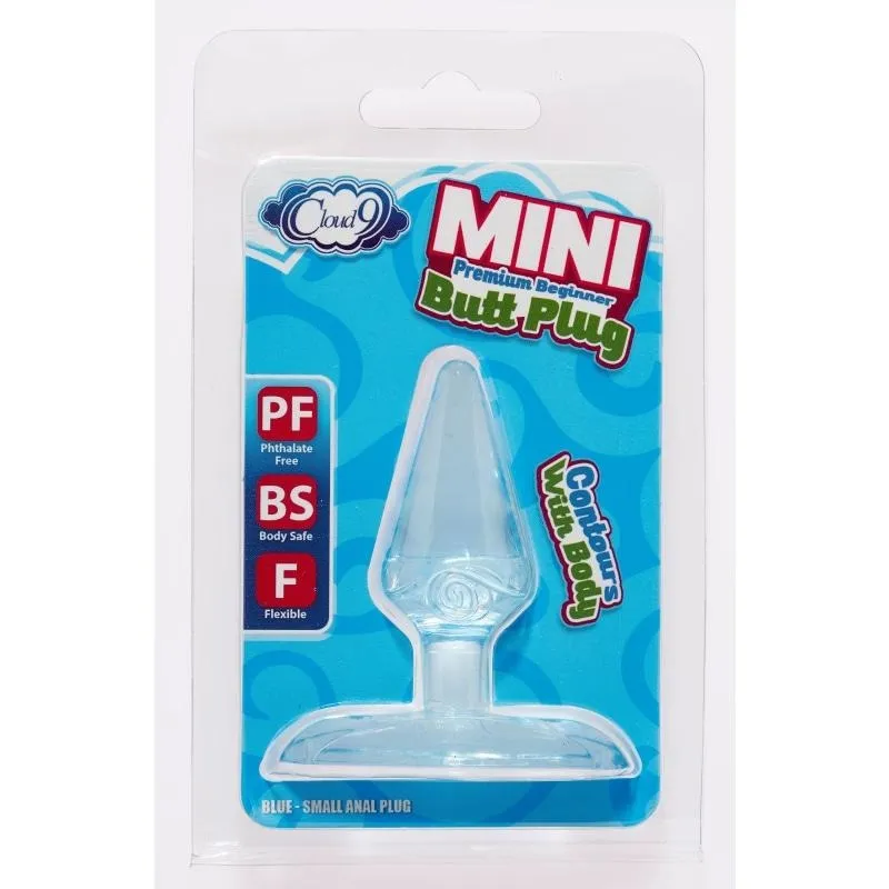 Mini Premium Beginner Butt Plug - Blue