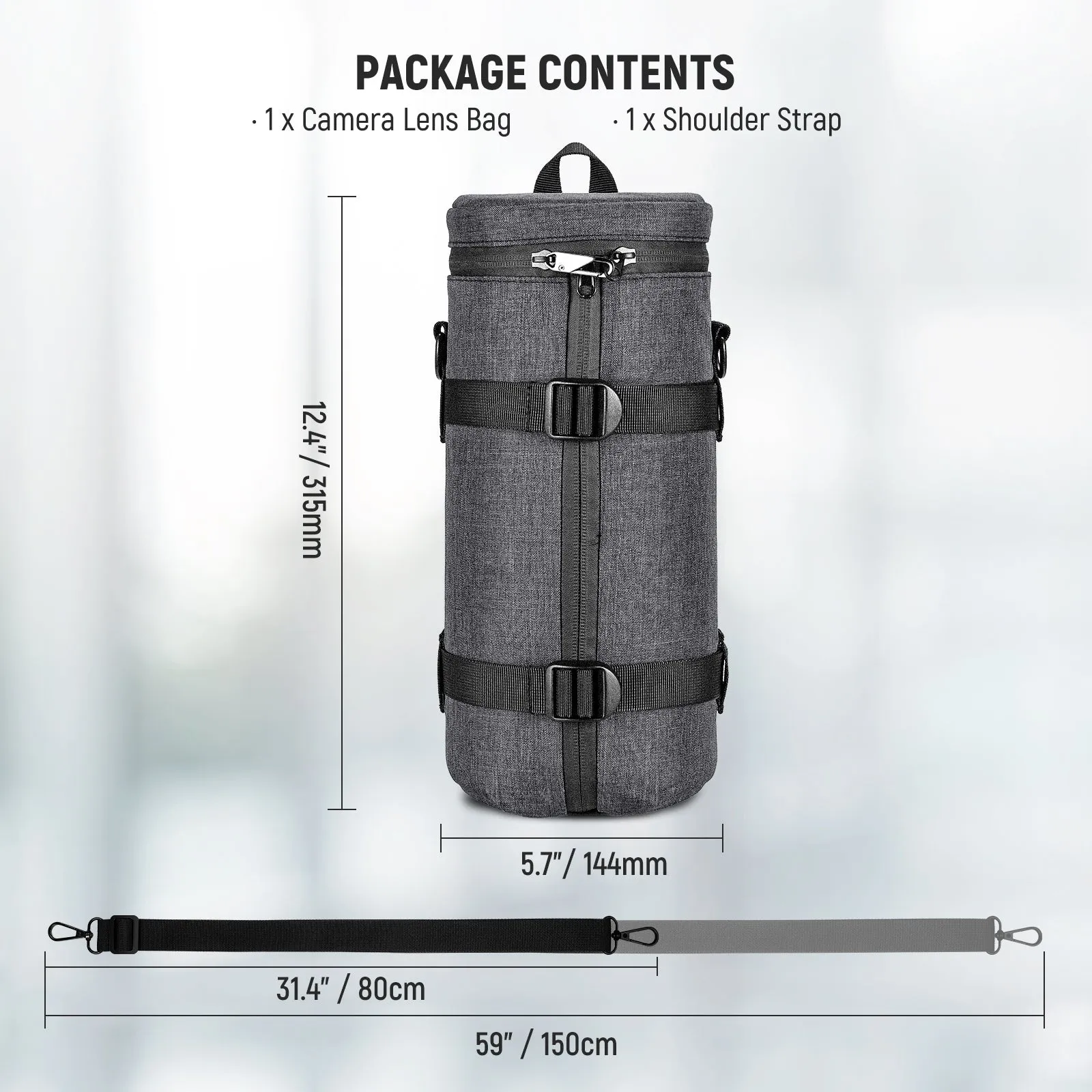 NEEWER PB012 Camera Lens Pouch