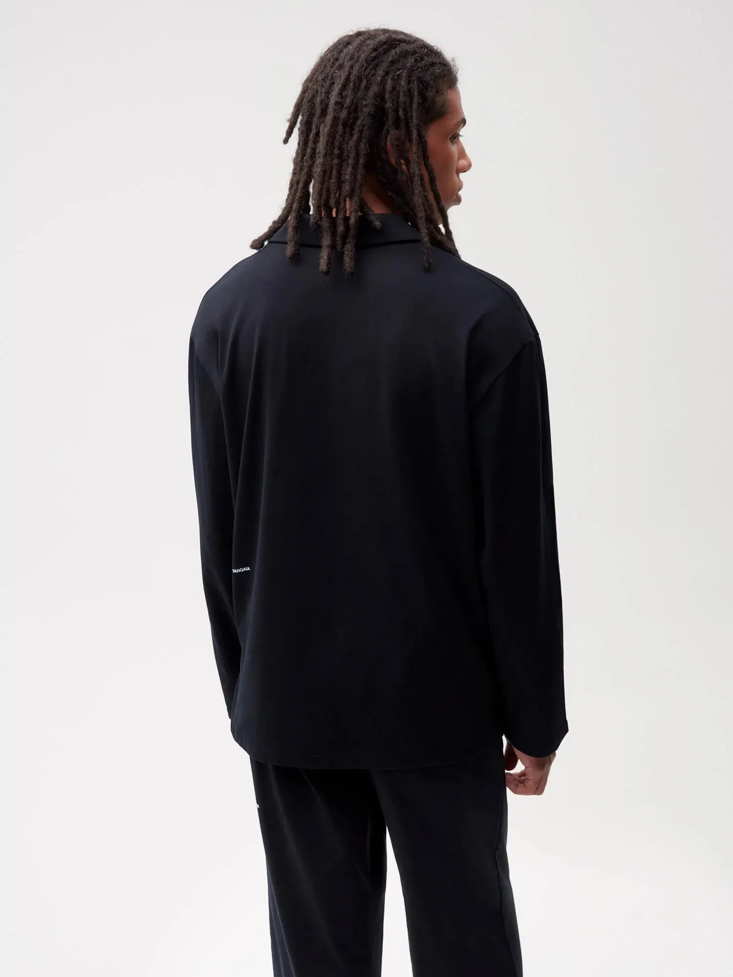 Organic Cotton Pajama Shirt with C-FIBER™—black