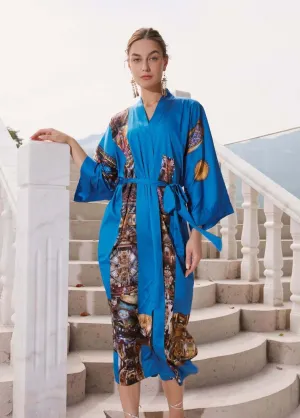 Paris Cathedral Kimono Robe