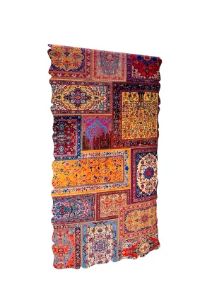 Persian Carpet Patchwork Table Runner